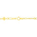 Bracelet Esma Maille Alternee 1/3 Or Jaune - Bracelets Communion Enfant | Histoire d’Or