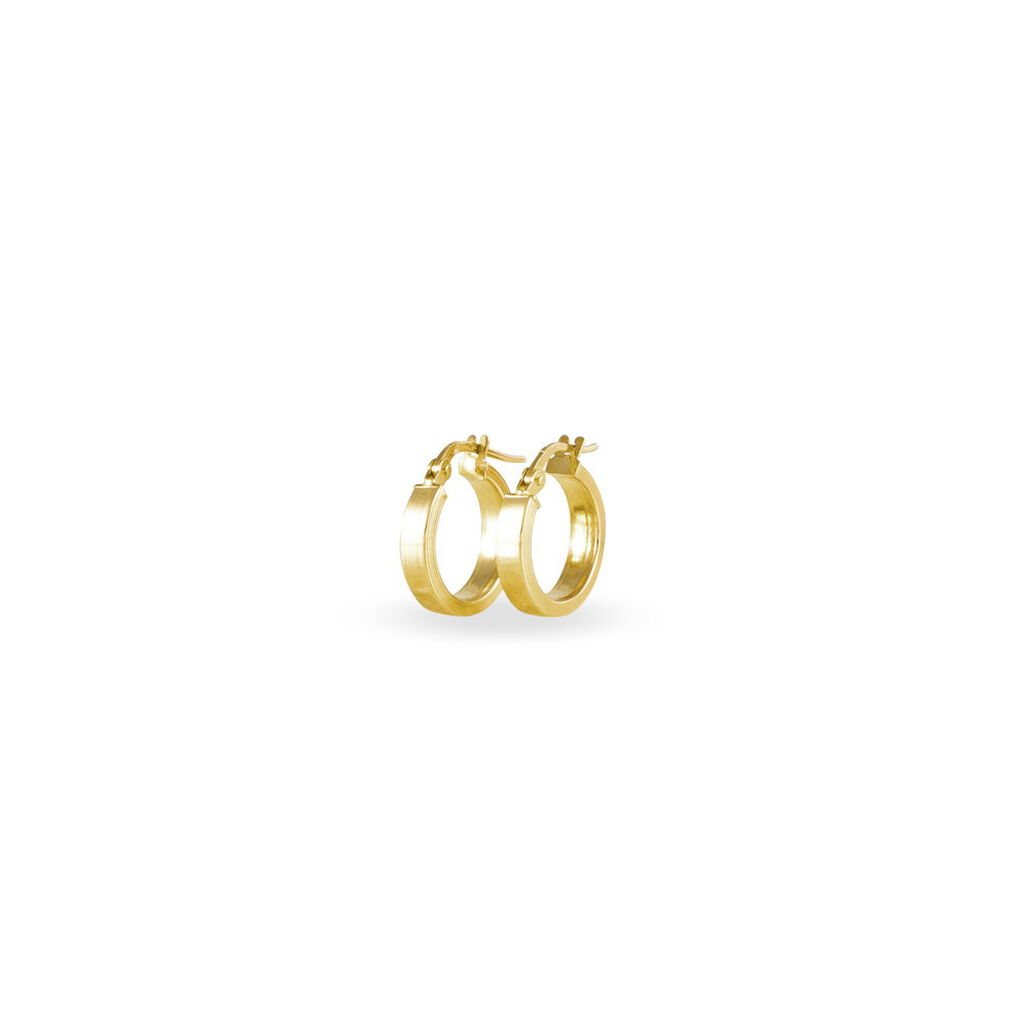 Créoles Cody Or Jaune - Boucles d'oreilles créoles Femme | Histoire d’Or