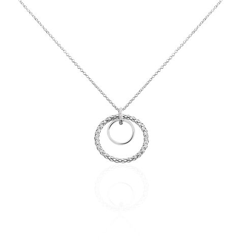 Collier Sowa Argent Blanc Oxyde De Zirconium - Colliers fantaisie Femme | Histoire d’Or