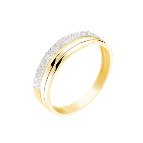 Bague Clotilda Or Jaune Diamant - Bagues avec pierre Femme | Histoire d’Or