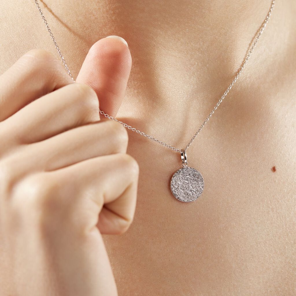 Collier Blanka Argent Blanc - Colliers fantaisie Femme | Histoire d’Or