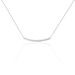 Collier Judith Argent Blanc Oxyde De Zirconium - Colliers fantaisie Femme | Histoire d’Or