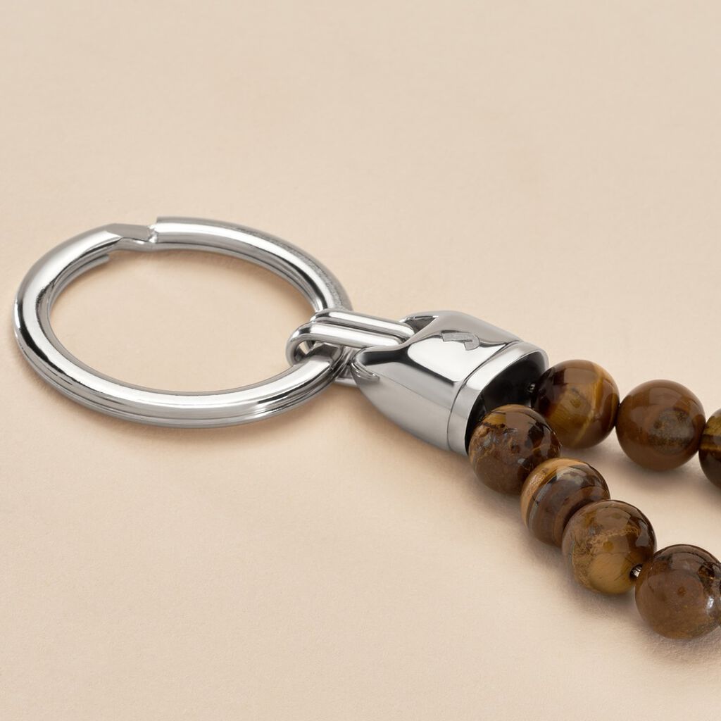 Porte Clefs Jourdan Acier Gris - Autres bijoux Homme | Histoire d’Or