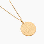Collier Astro Plaqu&eacute; Or - Colliers Naissance Femme | Histoire d&rsquo;Or