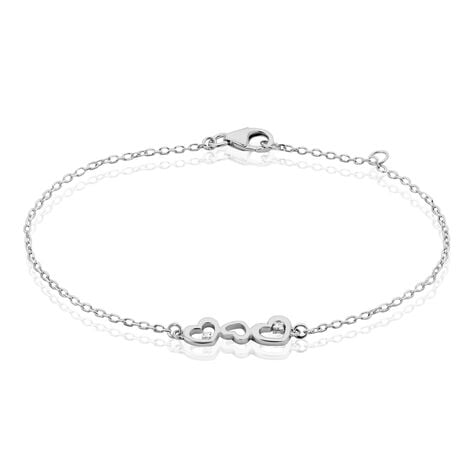 Bracelet Yolaine Argent Blanc Oxyde De Zirconium - Bracelets Femme | Histoire d’Or