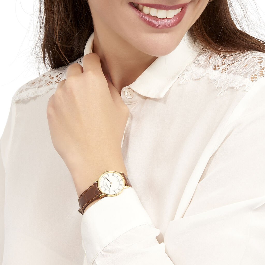 Montre Herbelin Classique Blanc - Montres Femme | Histoire d’Or