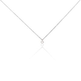 Collier Argent Blanc Constantin Oxyde De Zirconium - Colliers fantaisie Femme | Histoire d’Or