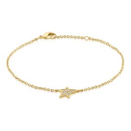 Bracelet Plaqué Or Jaune Henschel Oxydes De Zirconium - Bracelets fantaisie Femme | Histoire d’Or