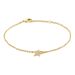 Bracelet Plaqué Or Jaune Henschel Oxydes De Zirconium - Bijoux Etoile Femme | Histoire d’Or