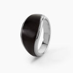 Bague Otis Acier Argent&eacute; - Bagues fantaisie Homme | Histoire d&rsquo;Or