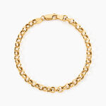 Bracelet Jodie Maille Jaseron Or Jaune - Bracelets cha&icirc;ne Femme | Histoire d&rsquo;Or