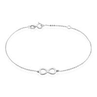 Bracelet Maryeme Infini Selectra Or Blanc