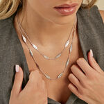 Collier Elaine Argent Blanc - Colliers Femme | Histoire d&rsquo;Or