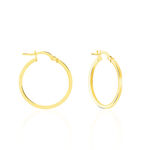 Cr&eacute;oles Thyrza Or Jaune - Boucles d'oreilles cr&eacute;oles Femme | Histoire d&rsquo;Or