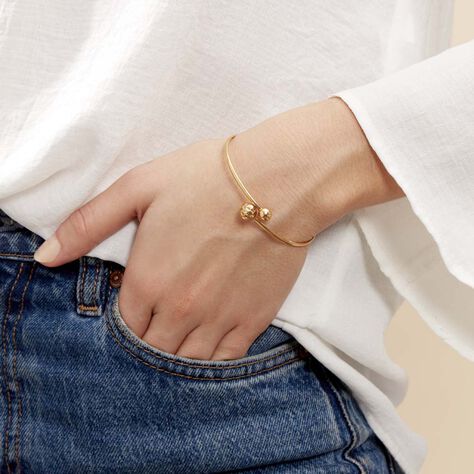 Bracelet Jonc Clemmie Or Jaune - Bracelets joncs Femme | Histoire d’Or