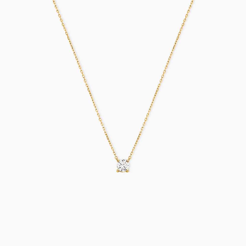 Collier One Or Jaune Diamant - Colliers Femme | Histoire d&rsquo;Or