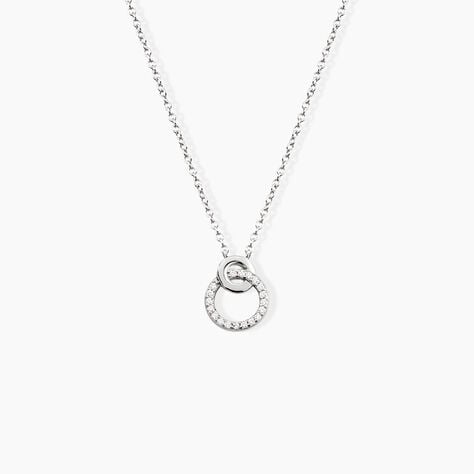 Collier Fant Argent Blanc Oxyde De Zirconium - F&ecirc;te des m&egrave;res Femme | Histoire d&rsquo;Or