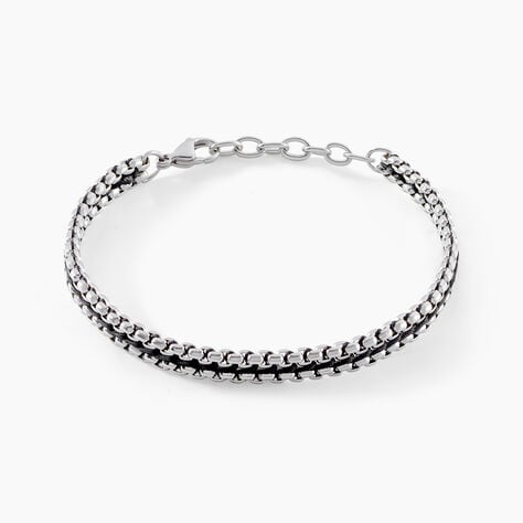 Bracelet Dilhan Acier Blanc - Nouveautés Homme | Histoire d’Or
