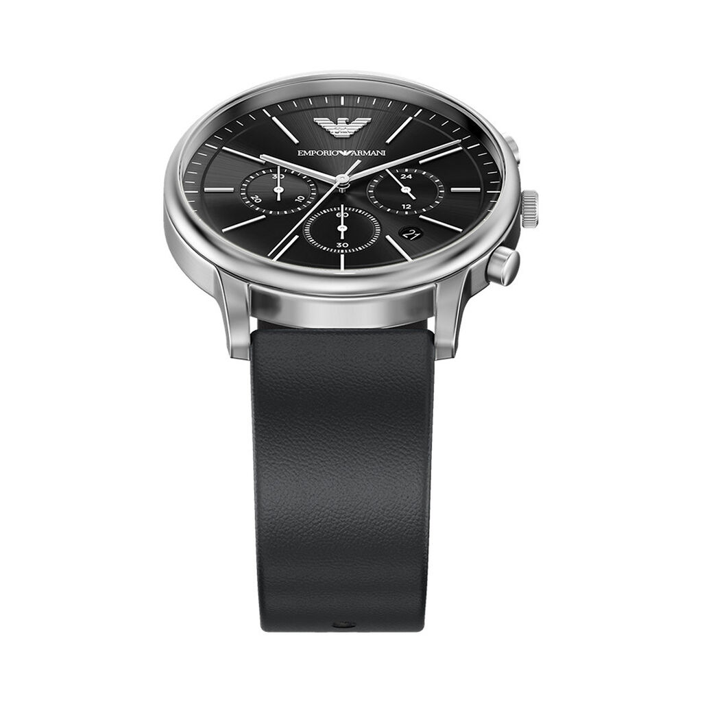 Montre Emporio Armani Noir - Montres Homme | Histoire d&rsquo;Or