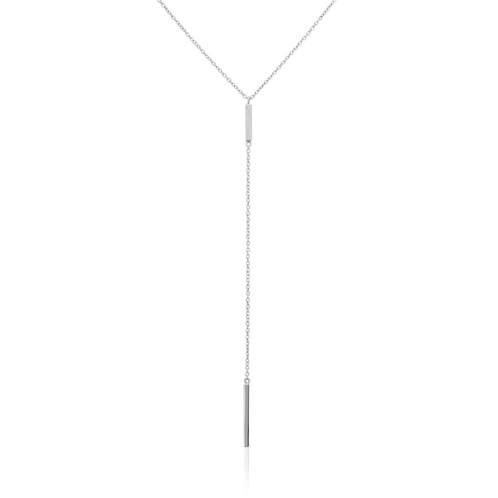 Collier Katell Argent Blanc