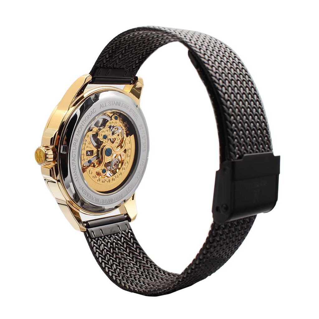 Montre Montignac Noir - Montres Homme | Histoire d’Or