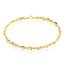 Bracelet Jerry Maille Corde Facettee Or Jaune - Bracelets chaîne Femme | Histoire d’Or