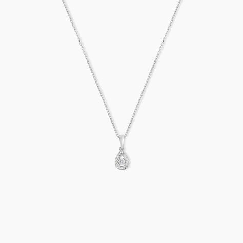 Collier Domitia Or Blanc Diamant - Colliers Femme | Histoire d’Or