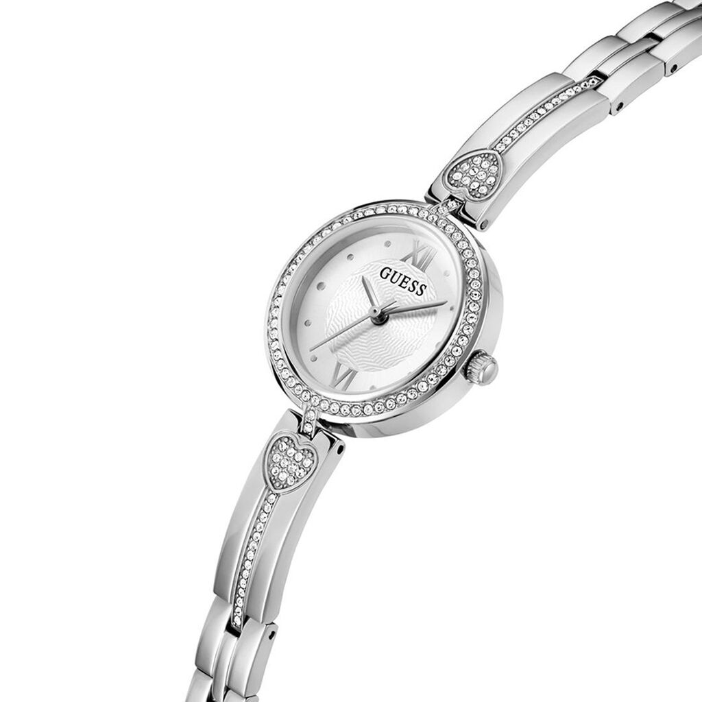 Montre Guess Lovey Blanc - F&ecirc;te des m&egrave;res Femme | Histoire d&rsquo;Or