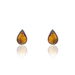 Boucles D'oreilles Puces Argent Blanc Junie Ambre - Boucles d'oreilles fantaisie Femme | Histoire d’Or