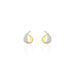 Boucles D'oreilles Puces Boucle D'or Or Jaune Oxyde De Zirconium - Clous d'oreilles Femme | Histoire d’Or