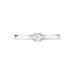 Bague Iris Platine Blanc Diamant - Bagues solitaires Femme | Histoire d’Or