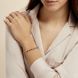 Bracelet Hazan Argent Blanc Pierre De Synthese - Bracelets Coeur Femme | Histoire d’Or