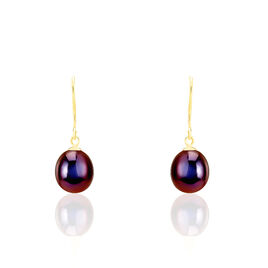 Boucles D'oreilles Pendantes Severiane Or Jaune Perle De Culture - Boucles d'oreilles pendantes Femme | Histoire d’Or