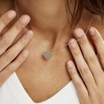 Collier Argent Blanc Patie - Colliers fantaisie Femme | Histoire d&rsquo;Or