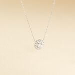 Collier Star Or Blanc Oxyde De Zirconium - Colliers Femme | Histoire d&rsquo;Or