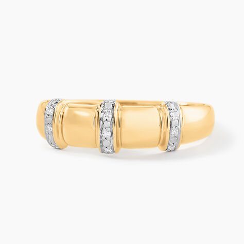 Bague Jedidah Or Jaune Diamant - Bagues avec pierre Femme | Histoire d&rsquo;Or