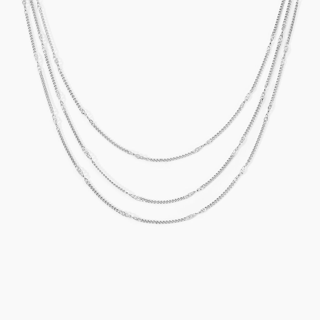 Collier Tango Argent Blanc - Colliers Femme | Histoire d’Or