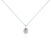 Collier Aladin Argent Blanc Oxyde De Zirconium