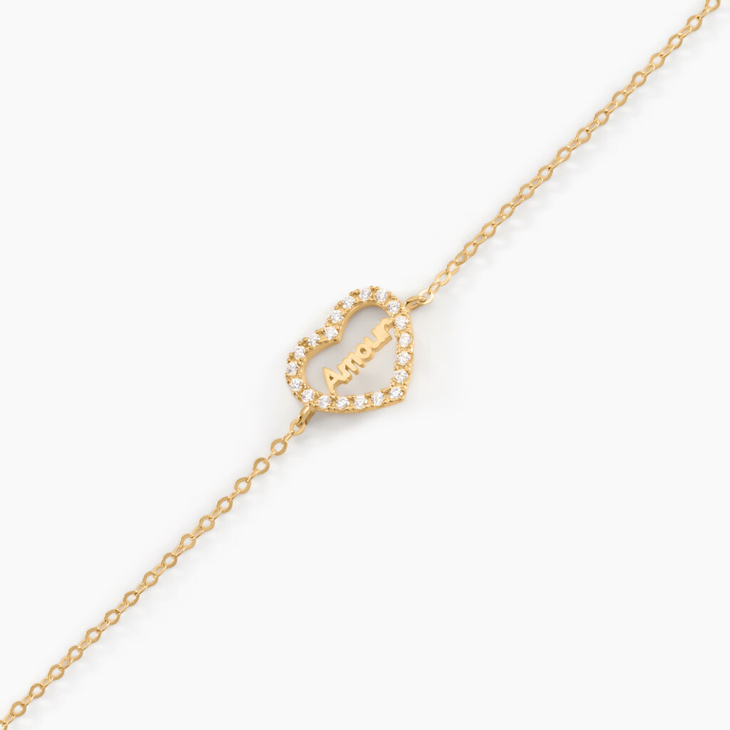 Bracelet Cowal Or Jaune Oxyde De Zirconium - Bracelets Femme | Histoire d’Or