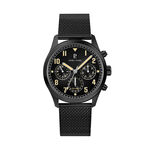 Montre Pierre Lannier Lannier Aviateur Noir - F&ecirc;te des p&egrave;res Homme | Histoire d&rsquo;Or