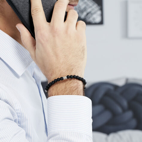 Bracelet Jourdan Heliena Acier Bicolore - Bracelets Homme | Histoire d’Or