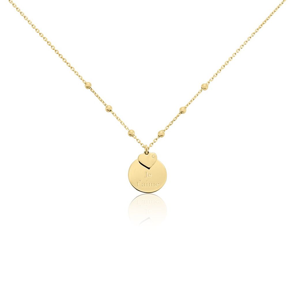 Collier Plaqué Or Fulvian Oxyde De Zirconium - Colliers fantaisie Femme | Histoire d’Or