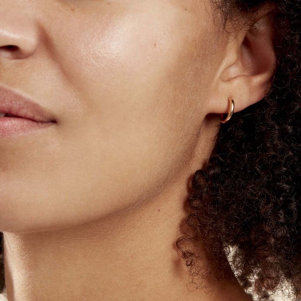 Créoles Verania Or Jaune - Boucles d'oreilles créoles Femme | Histoire d’Or
