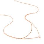 Collier Ruth Argent Rose Oxyde De Zirconium - Colliers doubles et triples cha&icirc;nes Femme | Histoire d&rsquo;Or