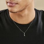 Pendentif Ionia Lettre Or Blanc - Pendentifs Famille | Histoire d&rsquo;Or