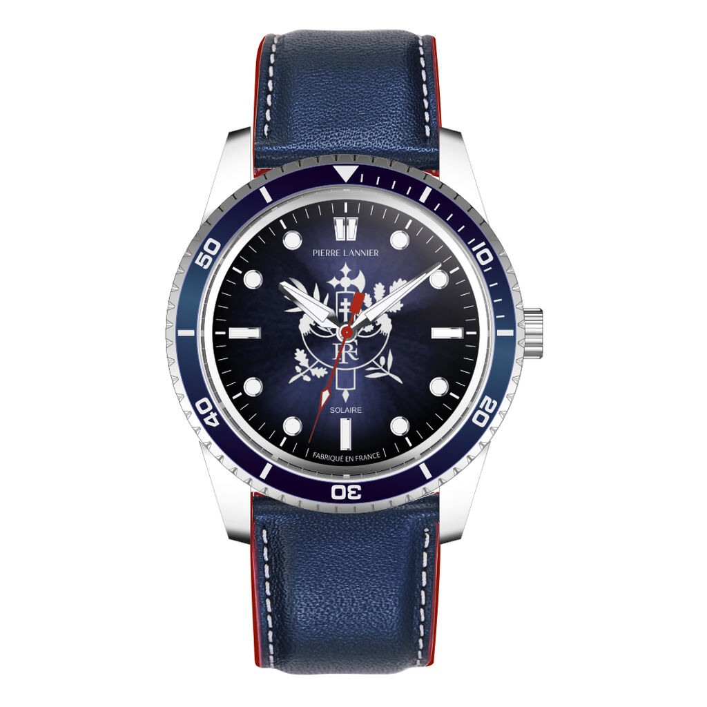 Montre Pierre Lannier Élysée Bleu - Montres Homme | Histoire d’Or