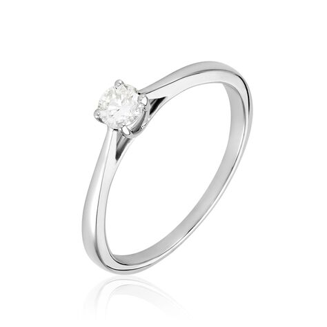 Bague Solitaire Aphrodite Or Blanc Diamant - Bagues solitaires Femme | Histoire d’Or