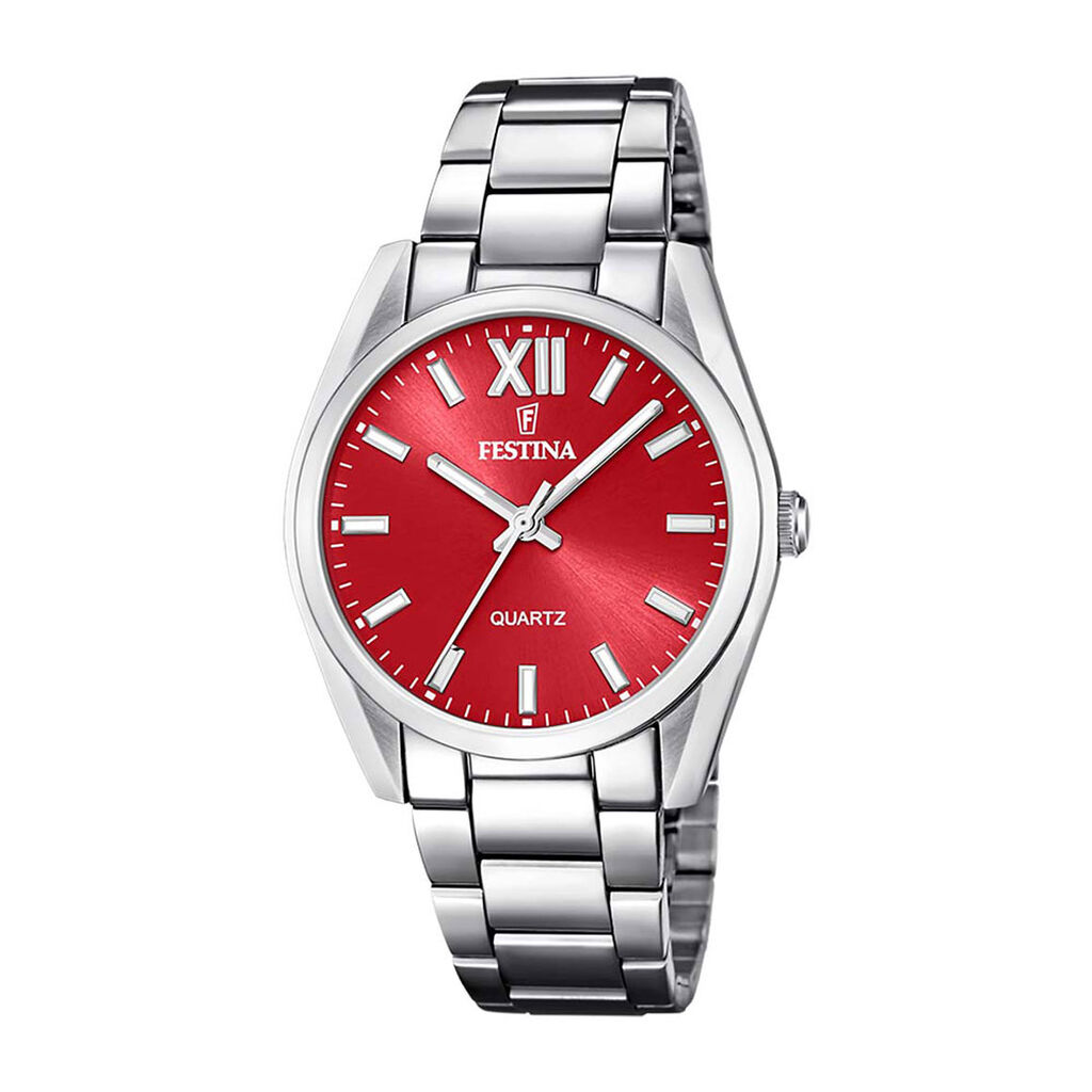 Montre Festina Boyfriend Rouge - Montres Femme | Histoire d’Or