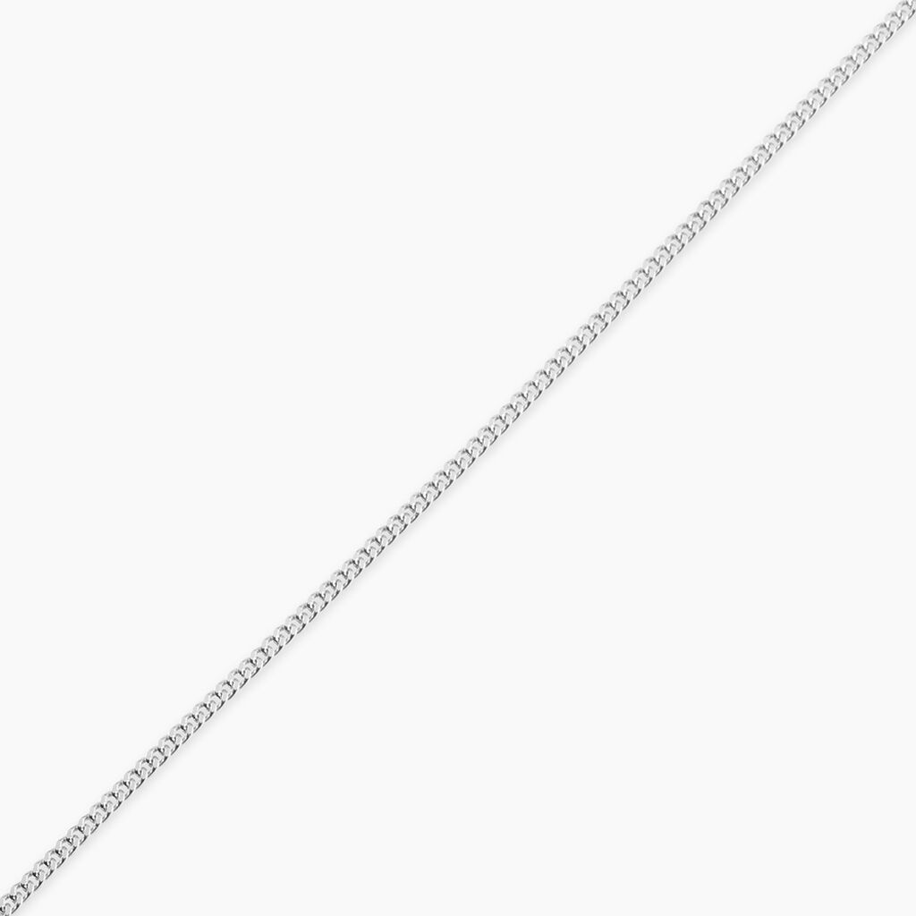 Chaîne Imad Maille Gourmette Or Blanc - Chaines Famille | Histoire d’Or