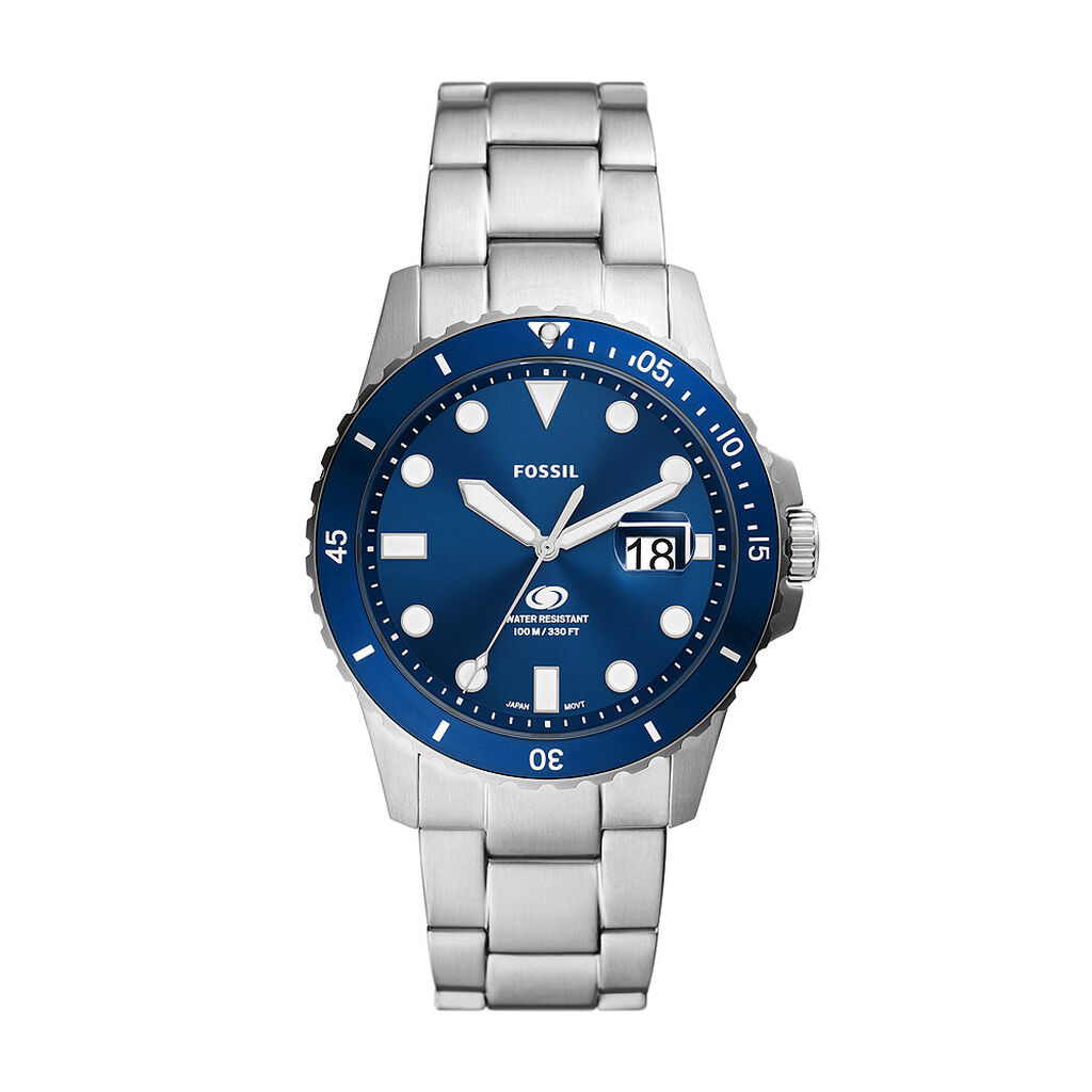 Montre Fossil Blue Dive Bleu - Montres Homme | Histoire d&rsquo;Or